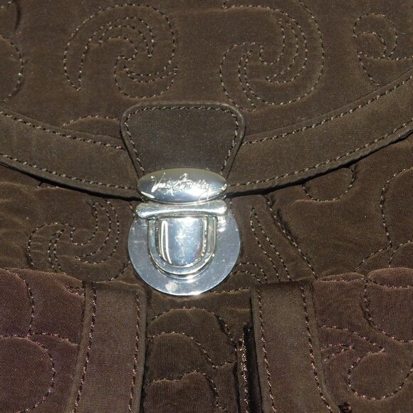 Vera Bradley Quilted Chocolate Brown Backpack main image 16